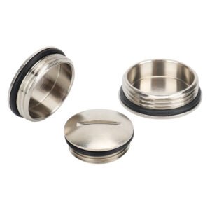 Circle Metal Screw Plugs